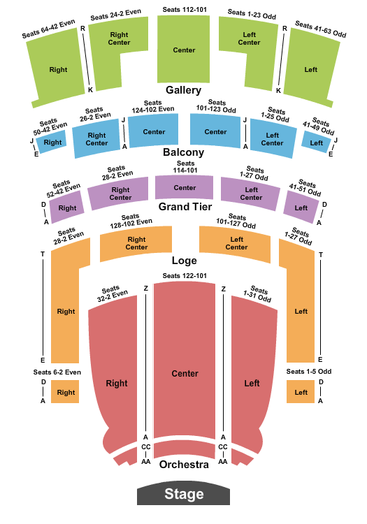 Orpheum Theatre Mamma Mia! Seating Chart